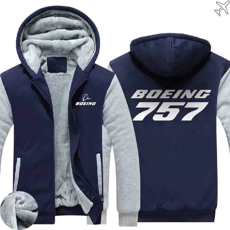 sci-fi geometric hoodies -BOEING 757 ZIPPER SWEATERS