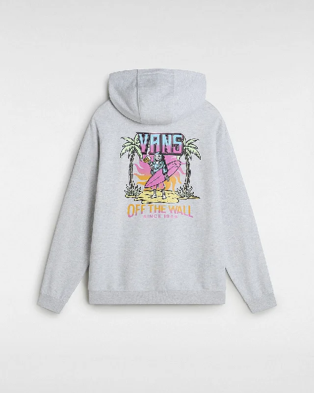 animal style hoodies -Vans Mens Palm Cheers Classic Pullover Hoodie - Light Grey Heather