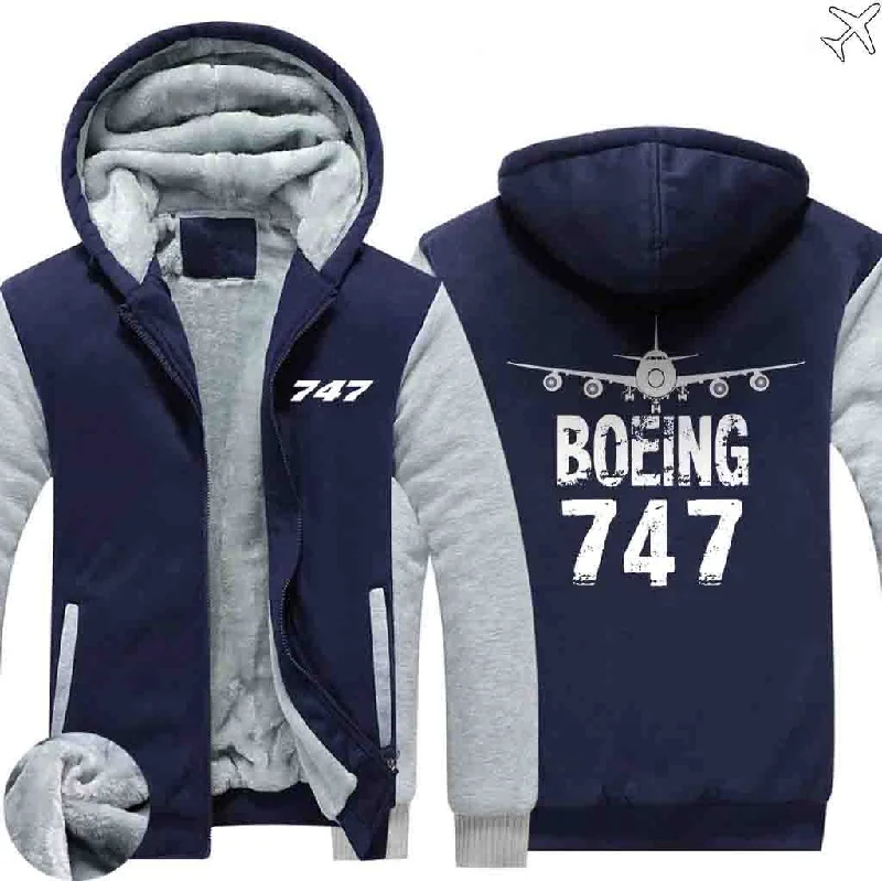 abstract fashion hoodies -BOEING 747 ZIPPER SWEATERS