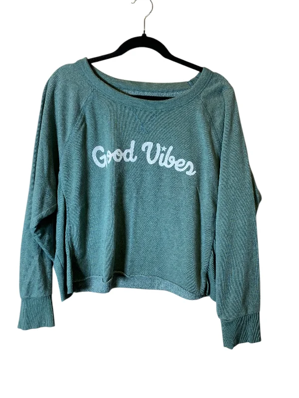 gamer girl sweatshirts -Sweatshirt Collar By Grayson Threads In Green, Size: Xxs