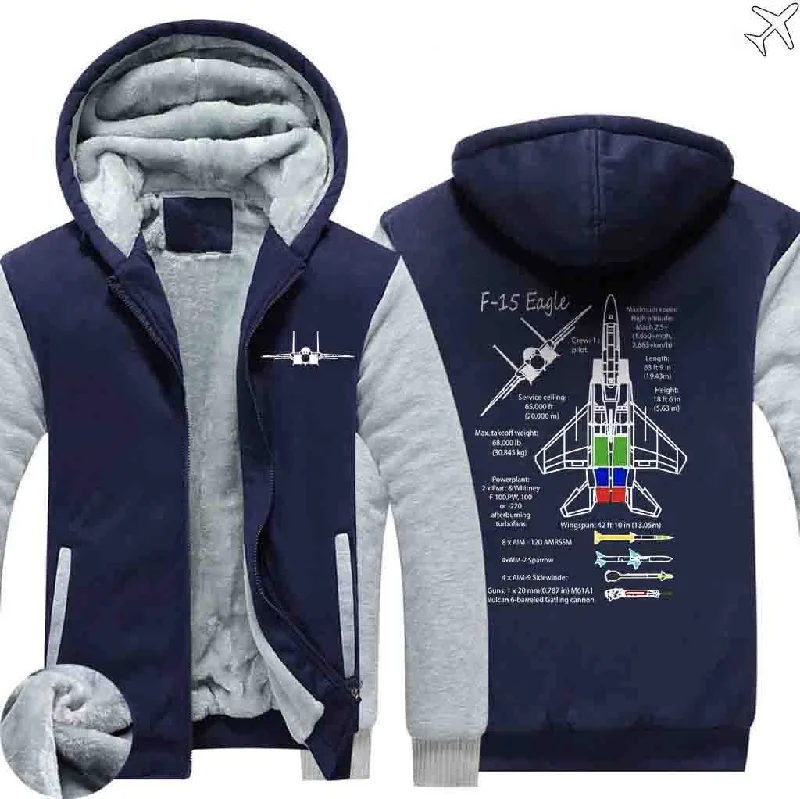 neon geometric hoodies -BOEING F 15 EAGLE HOODIES ZIPPER SWEATERS