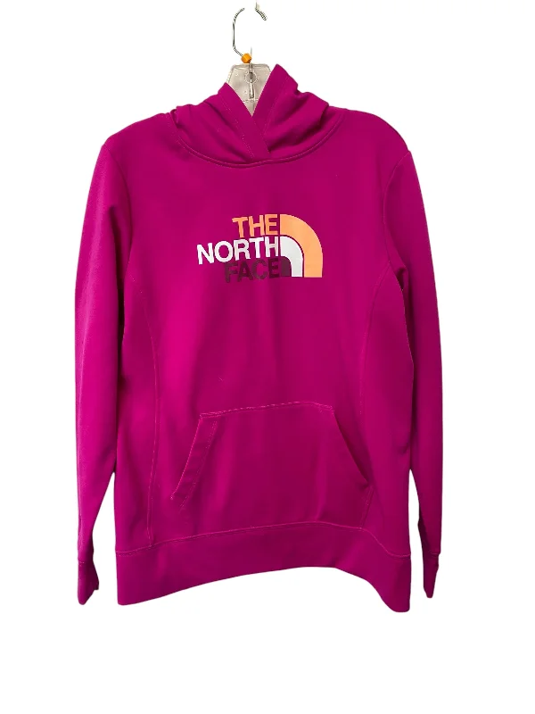 surf print sweatshirts -Sweatshirt Hoodie By The North Face In Pink, Size: L