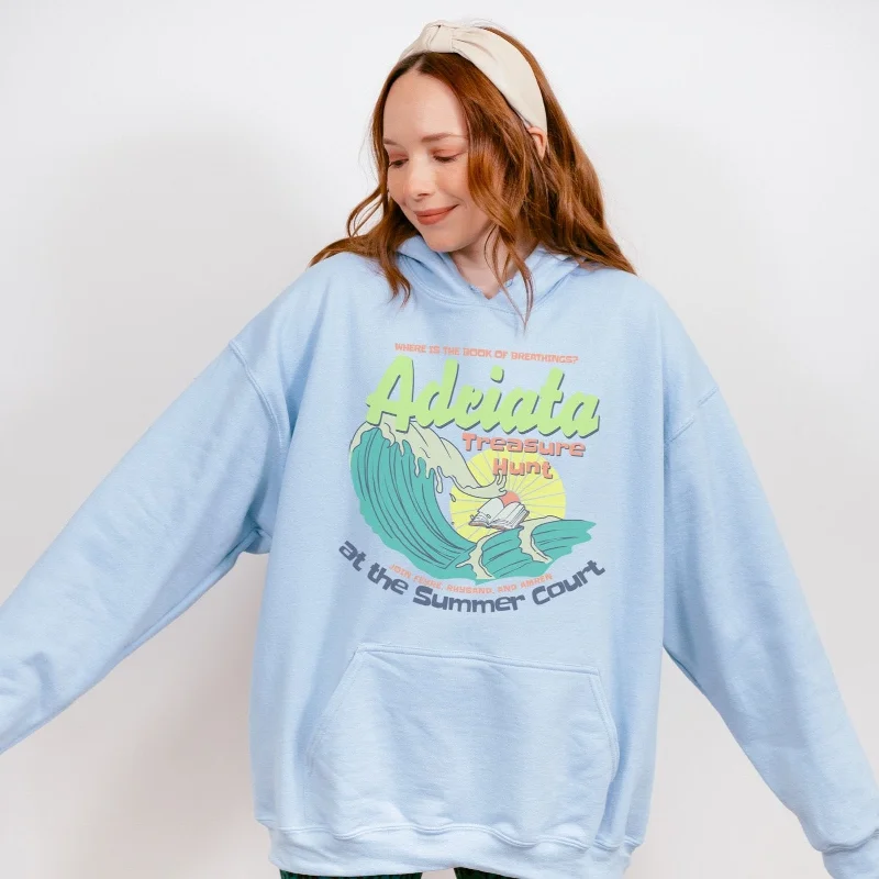 glow hoodies raves -Adriata Treasure Hunt Hoodie