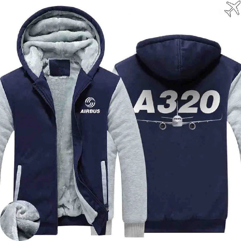 holiday abstract hoodies -AIRBUS A320 ZIPPER SWEATERS