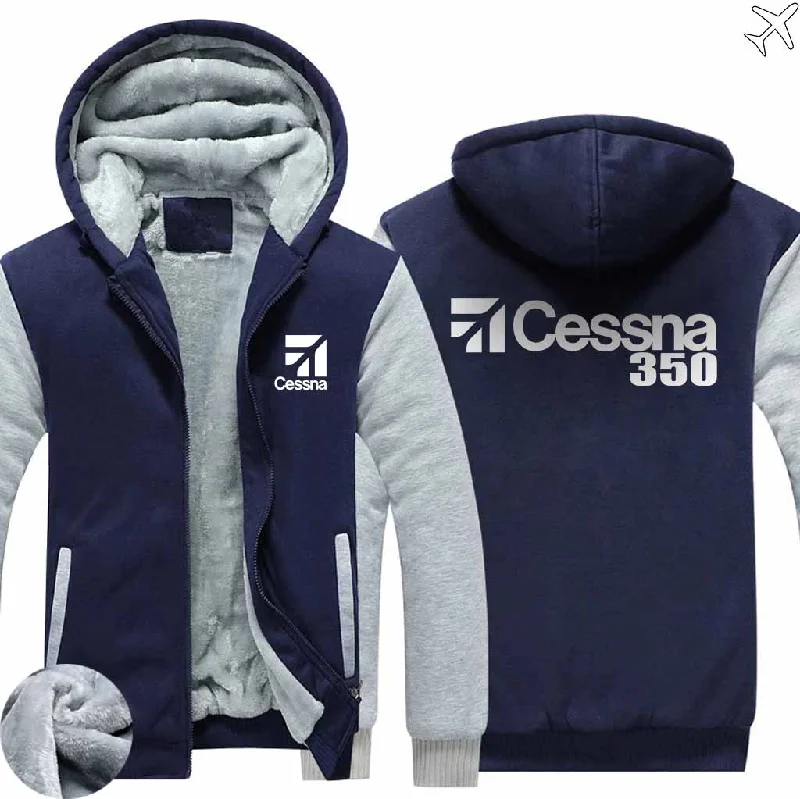 geek fashion hoodies -C-ESSNA 350 ZIPPER SWEATERS