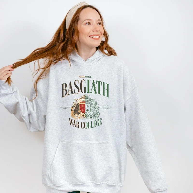 tropical stripe hoodies -Basgiath War College Vintage Style Hoodie