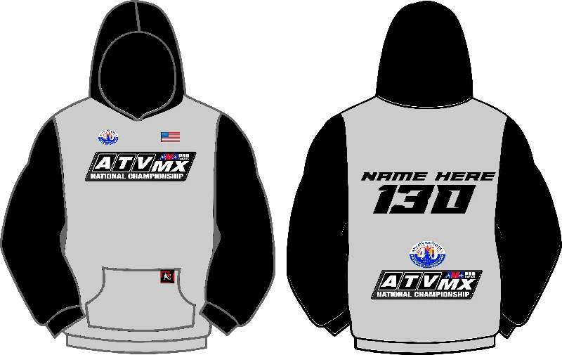 family art hoodies -atv motocross hoodie - made with your name/number (Copy)