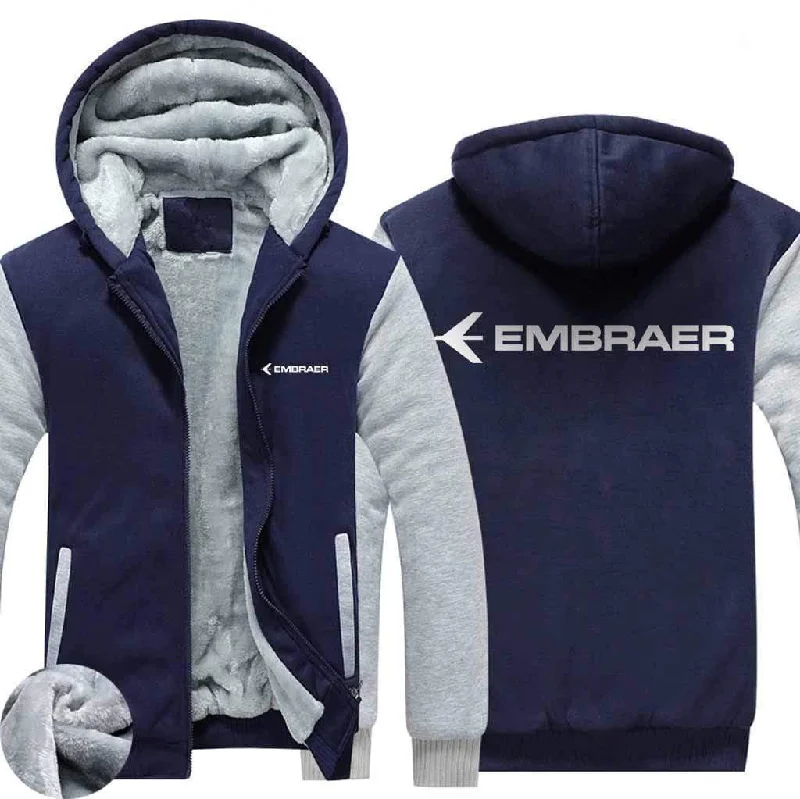 abstract design hoodies -EMBRAER ZIPPER SWEATERS