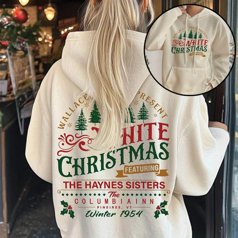 cool style hoodies -White 1954 Christmas Tree Hoodie