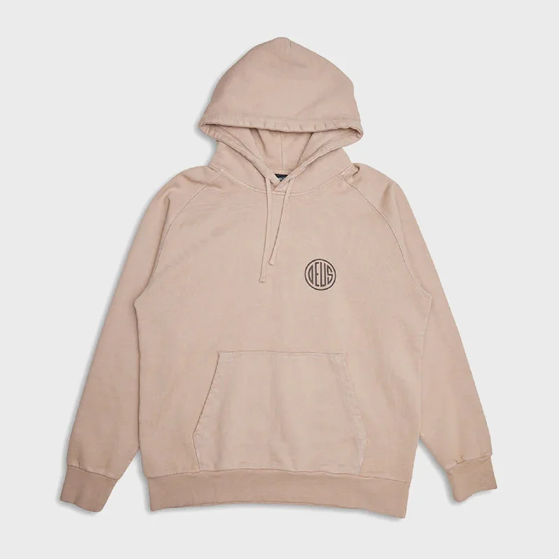 pastel style hoodies -Deus Mens Pill Logo Hoodie - Khaki