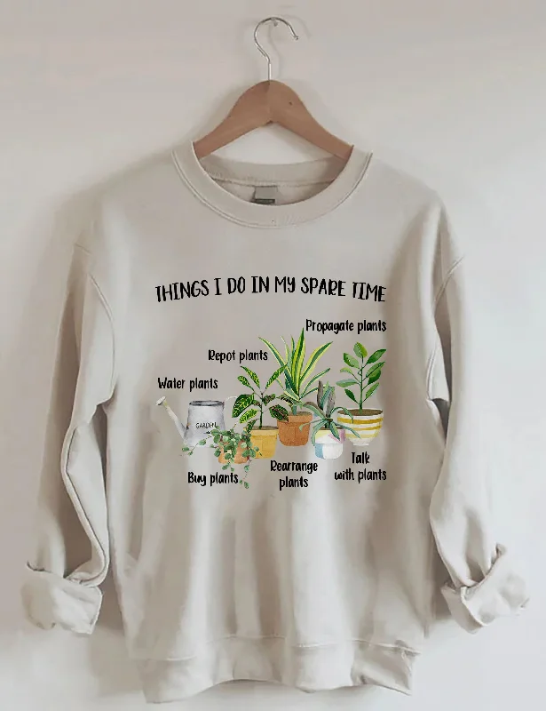 yoga sweatshirts breathable -Things I Do In My Spare Time Sweatshirt