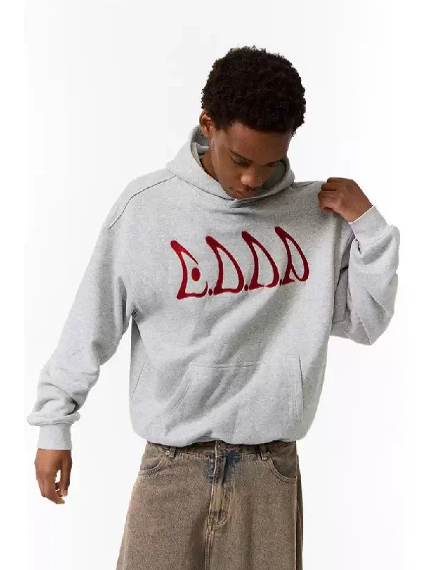 cozy style hoodies -Abstract Color Lines Casual Hoodie