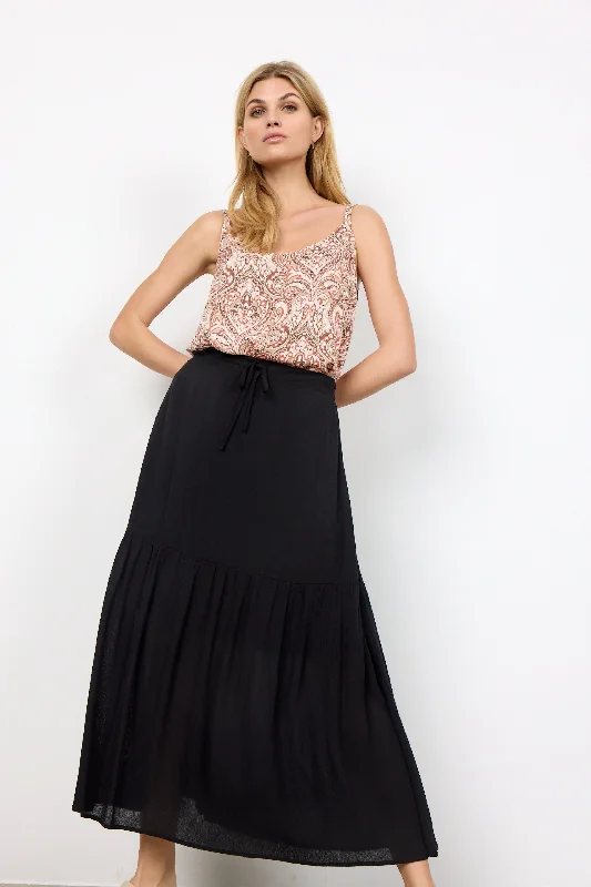 trendy asymmetrical maxi skirts -Soya Lani 2 Skirt