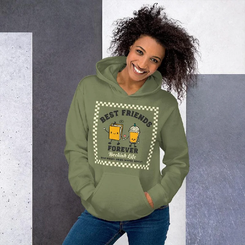 vintage band hoodies -Bookish Friends Forever Hoodie