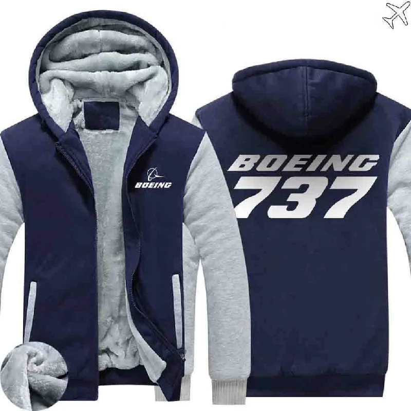 animal geometric hoodies -BOEING 737 ZIPPER SWEATERS