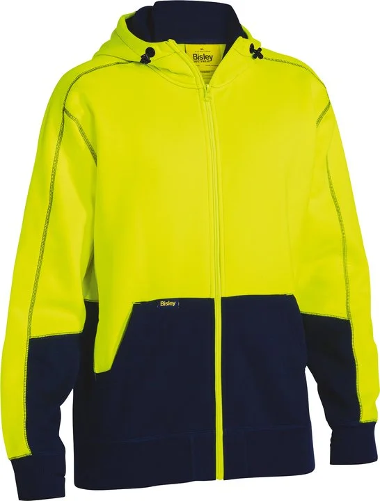 minimalist print hoodies -BK6819 Bisley Hi Vis Fleece Hoodie