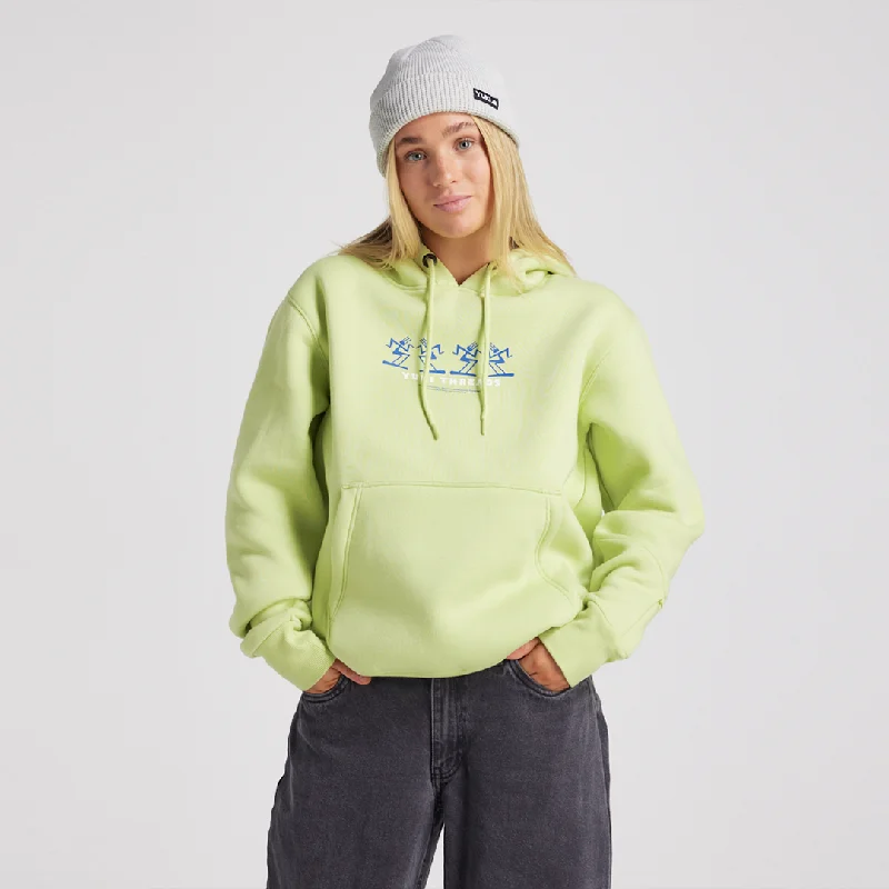 bright pattern hoodies -YUKI THREADS BOOGIE HOODIE LIME ZEST