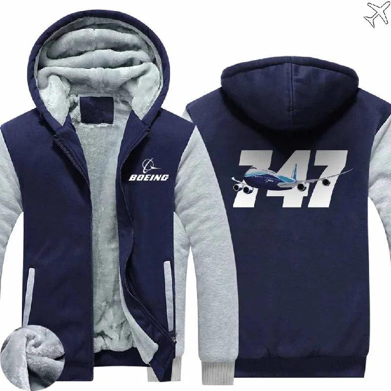 holiday geometric hoodies -BOEING 747 ZIPPER SWEATERS