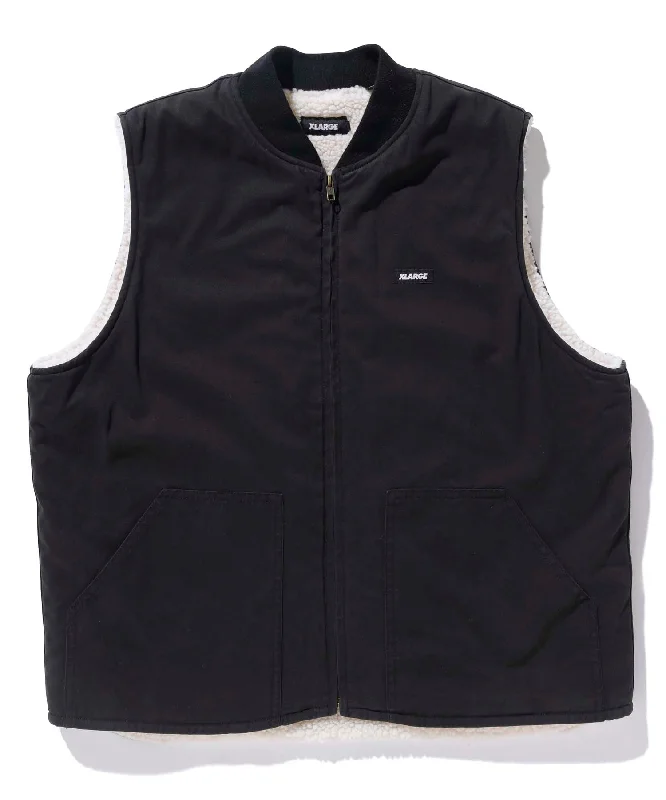 distressed varsity jackets -BOA VEST