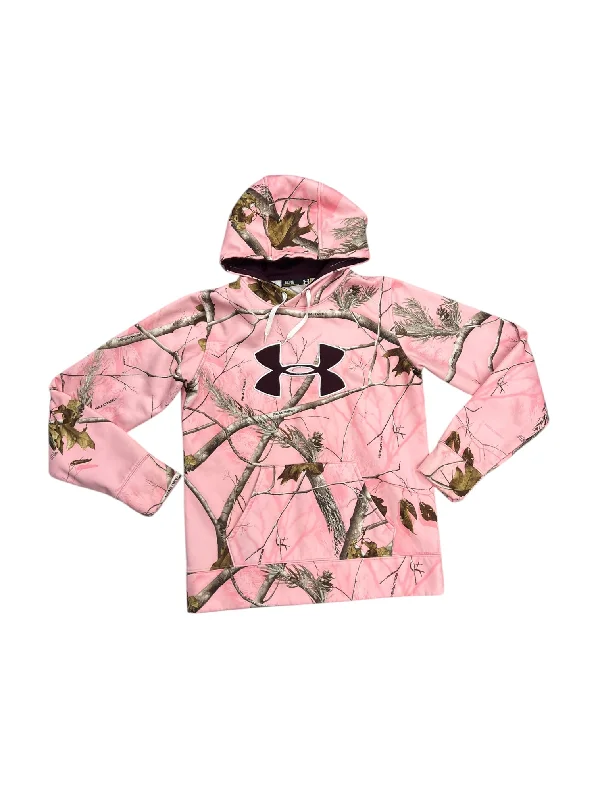 surf graphic sweatshirts -Athletic Sweatshirt Hoodie By Under Armour In Camouflage Print, Size: M