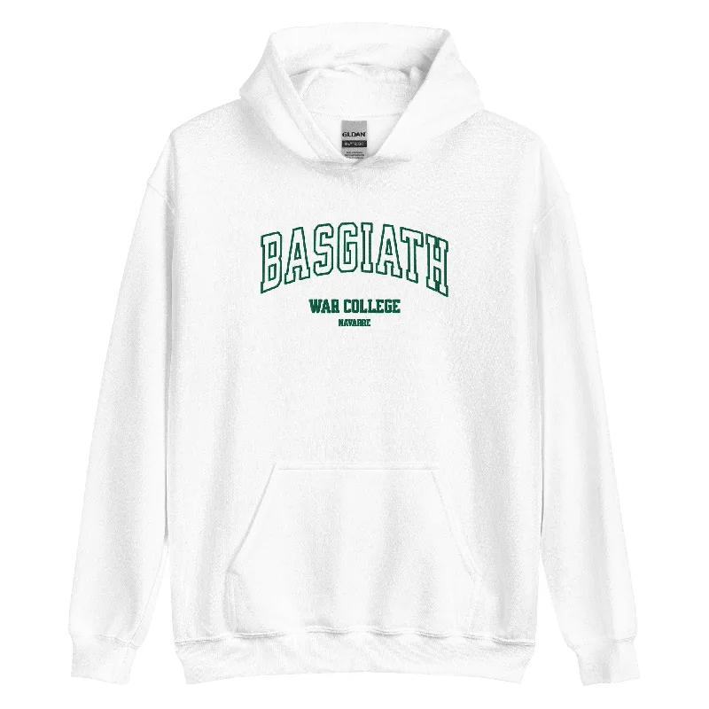 abstract stripe hoodies -Basgiath War College Embroidered Hoodie