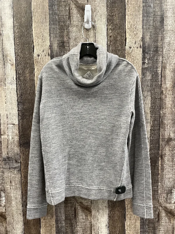 minimalist sweatshirts white -Sweatshirt Collar By J Brand In Grey, Size: M