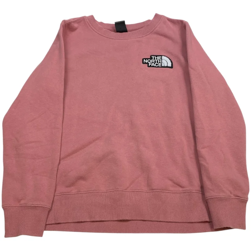 animal rescue sweatshirts -Athletic Sweatshirt Crewneck By The North Face In Pink, Size: M