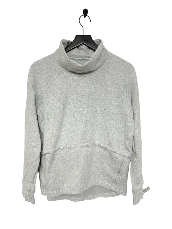 geek culture sweatshirts -Sweatshirt Crewneck By Lululemon In Grey, Size: 4