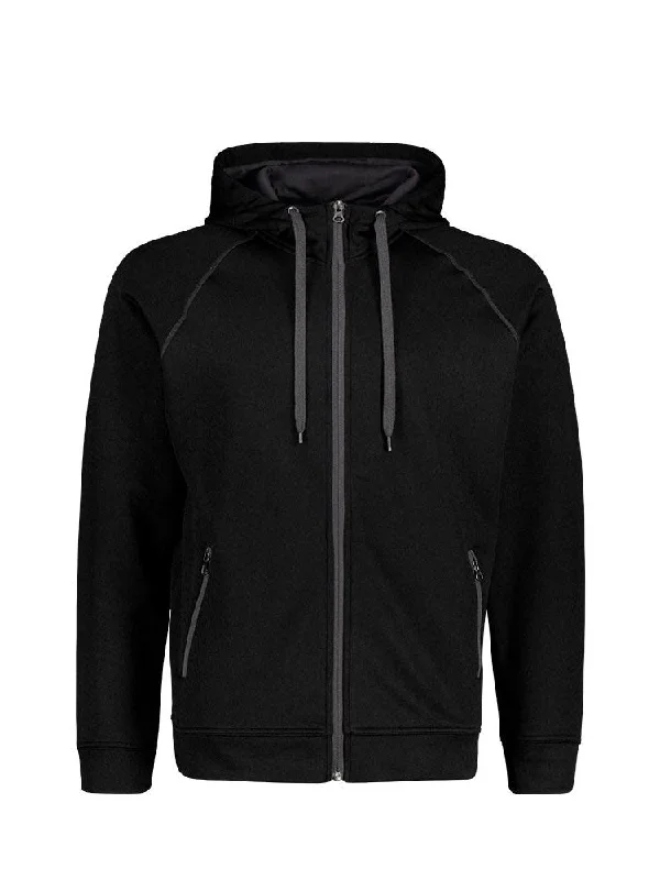 rock geometric hoodies -XTZK Cloke Youth Performance Zip Hoodie