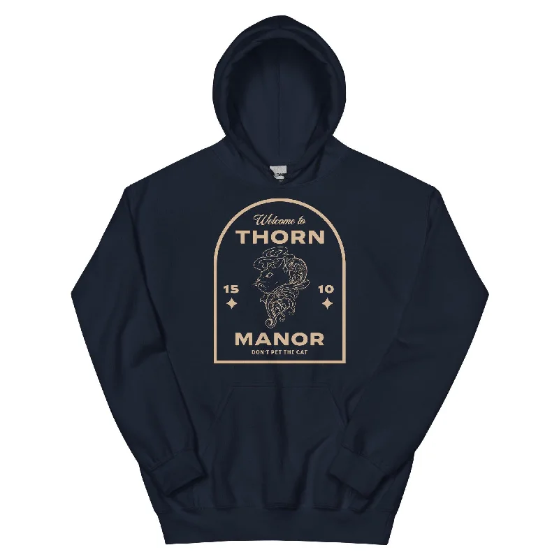 funny pattern hoodies -Thorn Manor Hoodie