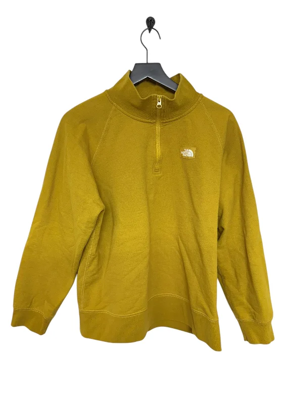 bold slogan sweatshirts -Sweatshirt Collar By The North Face In Yellow, Size: Xl