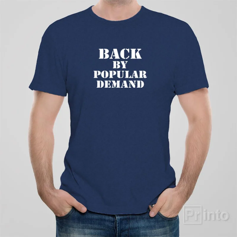 graphic print t-shirts -Back by popular demand - T-shirt