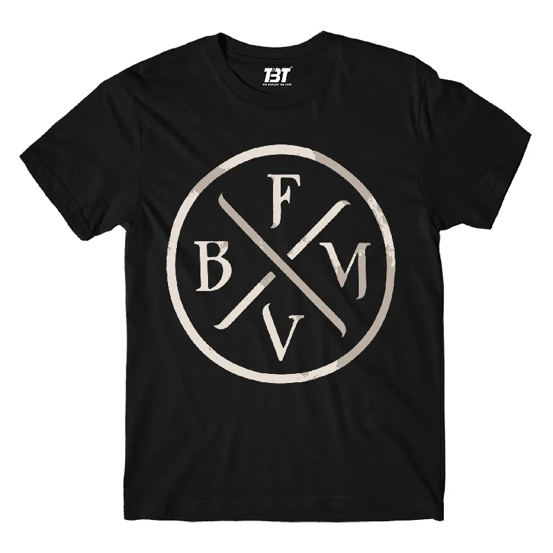 bold floral v-neck t-shirts -Bullet For My Valentine T shirt - BFMV