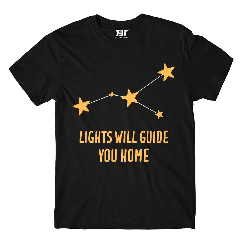 high performance baseball t-shirts -Coldplay T shirt - Guiding Lights