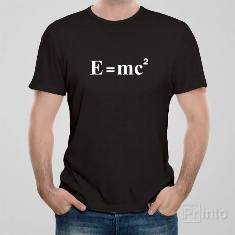 high performance gym t-shirts -E=mc2 - T-shirt