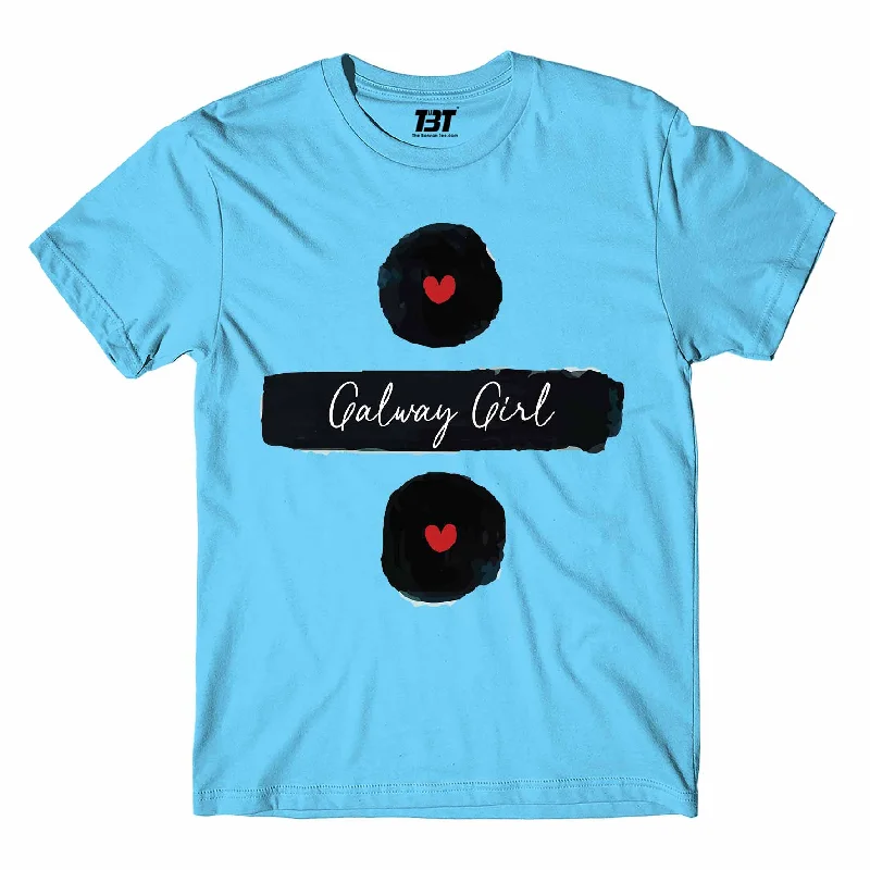 stylish short sleeve t-shirts -Ed Sheeran T shirt - Galway Girl