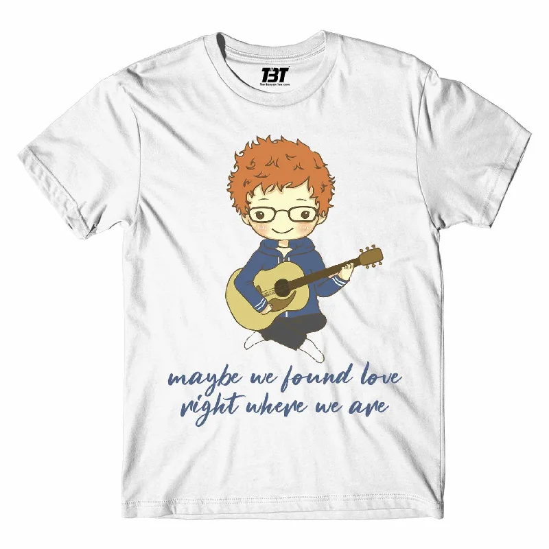 cozy long sleeve ringer t-shirts -Ed Sheeran T shirt - Thinking Out Loud