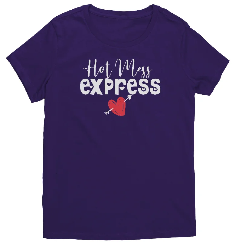 high performance ringer t-shirts -HOT MESS EXPRESS Women's T-Shirt