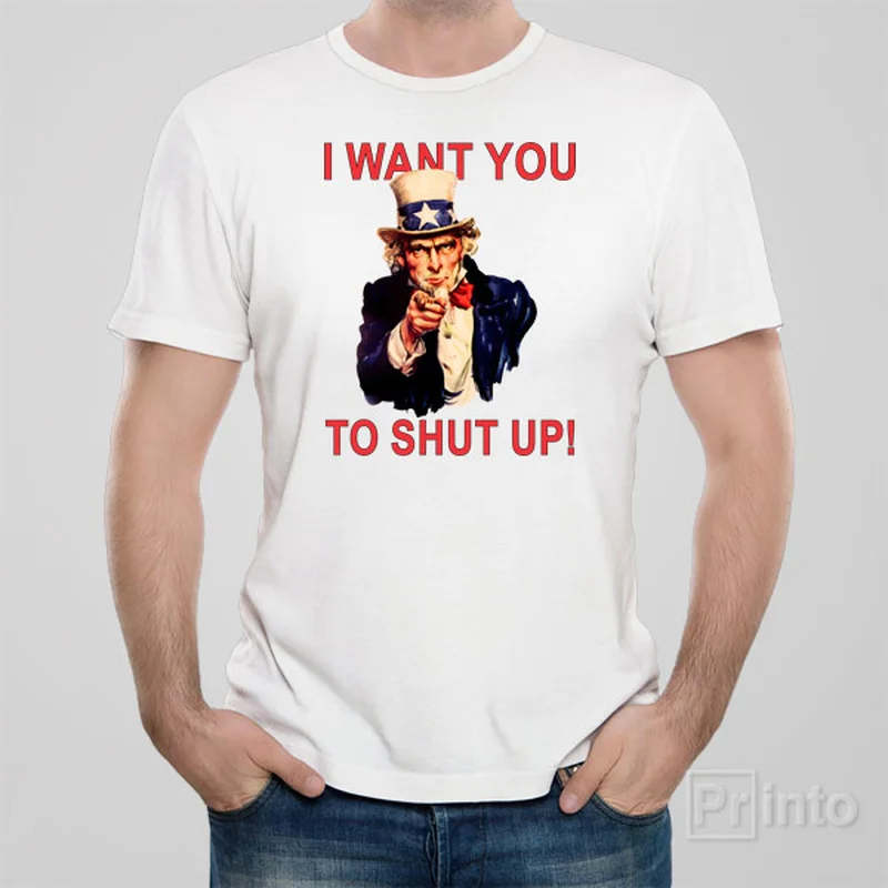 stylish color block mock neck t-shirts -I want you to shut up