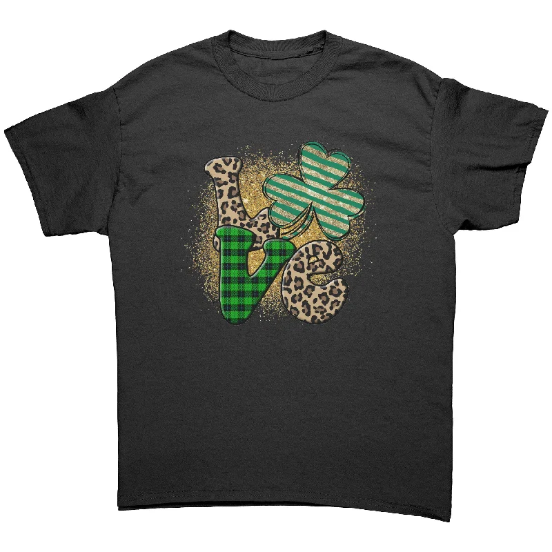 chic v-neck raglan t-shirts -Irish LOVE St. Patrick's Day Unisex T-Shirt