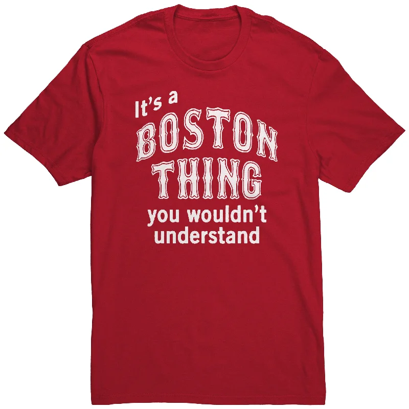 flared sleeve polo t-shirts -IT'S A BOSTON THING Unisex T-Shirt