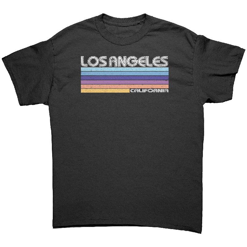 vintage retro polo t-shirts -LOS ANGELES, CALIFORNIA Retro 70’s 80’s Look Unisex T-SHIRT