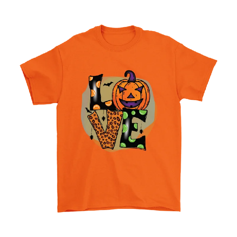 chic henley baseball t-shirts -LOVE Halloween Pumpkin/Jack 'O Lantern Unisex T-Shirt