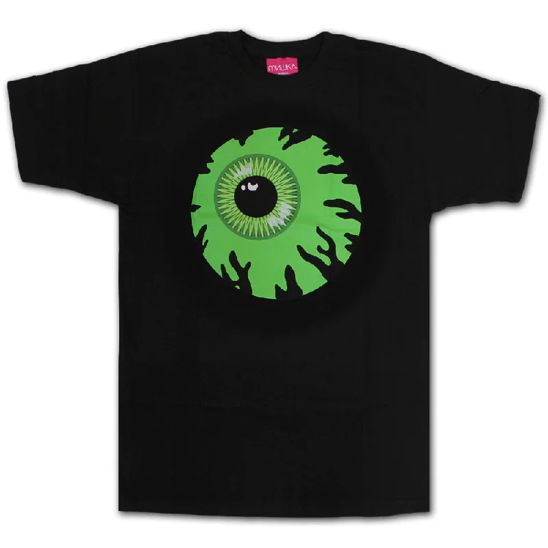 bold geometric baseball t-shirts -Mishka Keep Watch t-shirt black green