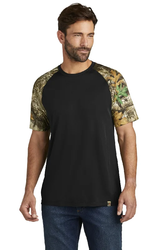 stylish pocket scoop t-shirts -Russell Outdoors™ Realtree Colorblock Performance Tee RU151