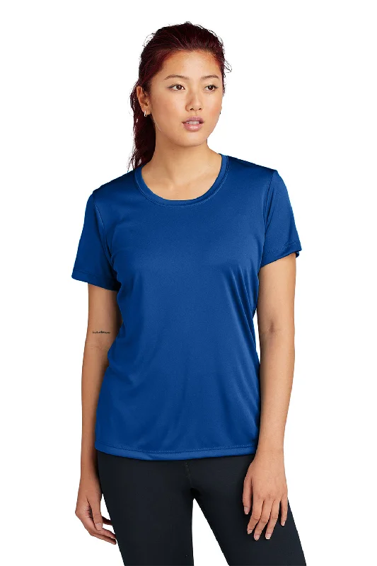 chic scoop neck polo t-shirts -Sport-Tek Womens Competitor Moisture Wicking Short Sleeve Crewneck T-Shirt - True Royal Blue