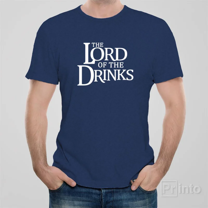 trendy cropped crew t-shirts -The Lord of the Drinks - T-shirt