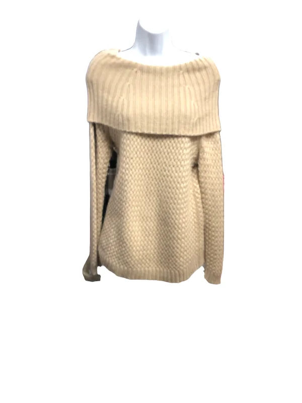 plaid cotton pullover sweaters -Charter Club Women's Sweater Beige L