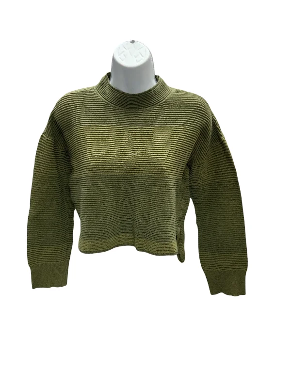 chunky knit pullover sweaters -Daily Practice Jr Mock Olive S