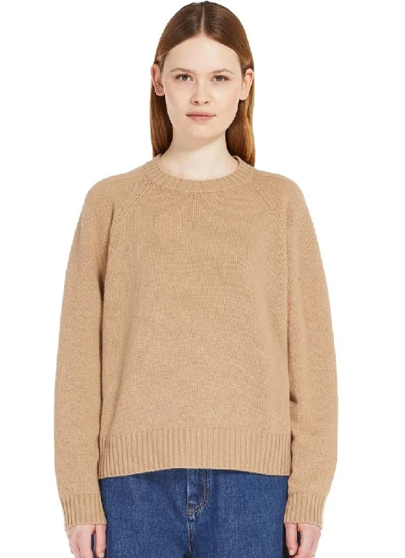 turtleneck wool pullover sweaters -Gabbia Crewneck Wool Sweater